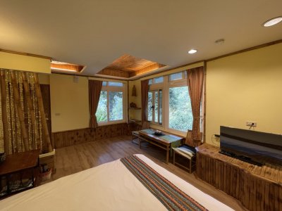親水居翠竹雙人房|桃園拉拉山民宿福緣山莊